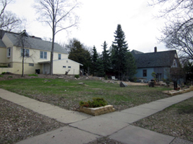 Early 2012 view of Leech Street